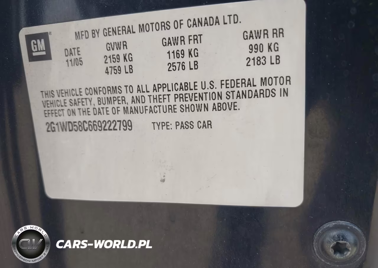 2006 Chevrolet Impala Ss VIN:2G1WD58C669222799 - 9