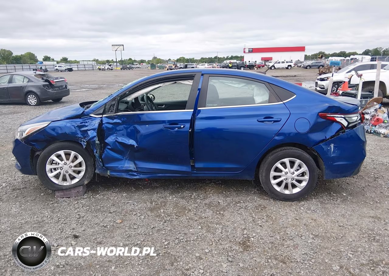 2022 Hyundai Accent Sel VIN:3KPC24A62NE162955 - 14