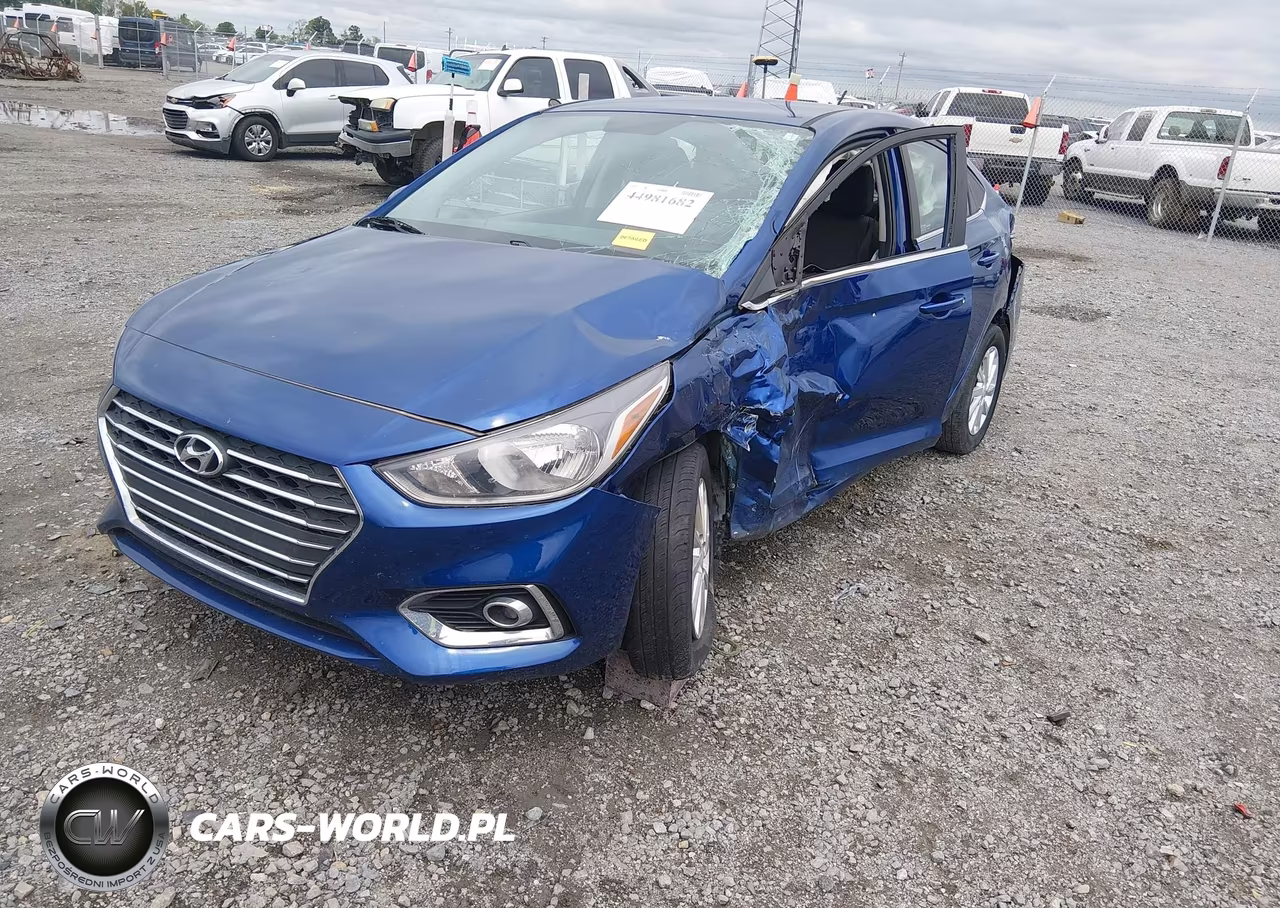 2022 Hyundai Accent Sel VIN:3KPC24A62NE162955 - 2