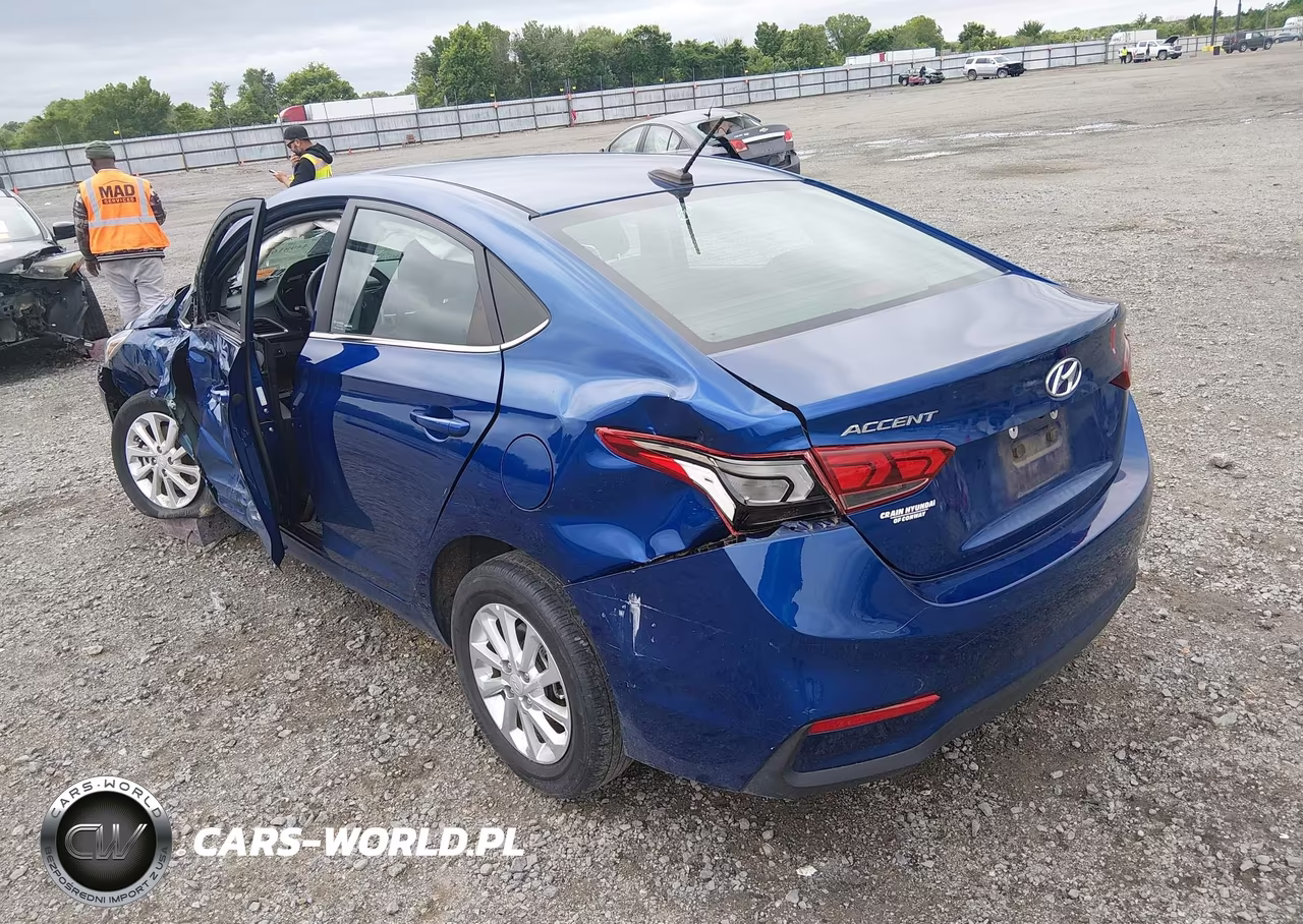 2022 Hyundai Accent Sel VIN:3KPC24A62NE162955 - 3