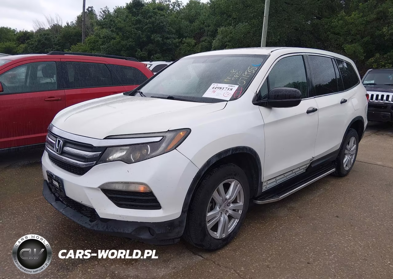 2016 Honda Pilot Lx VIN:5FNYF6H15GB071935 - 2