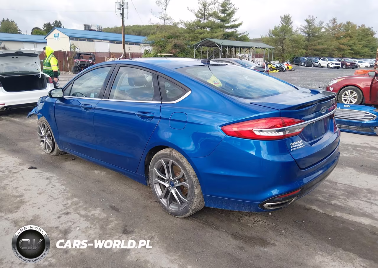 2017 Ford Fusion Se VIN:3FA6P0T95HR174535 - 3