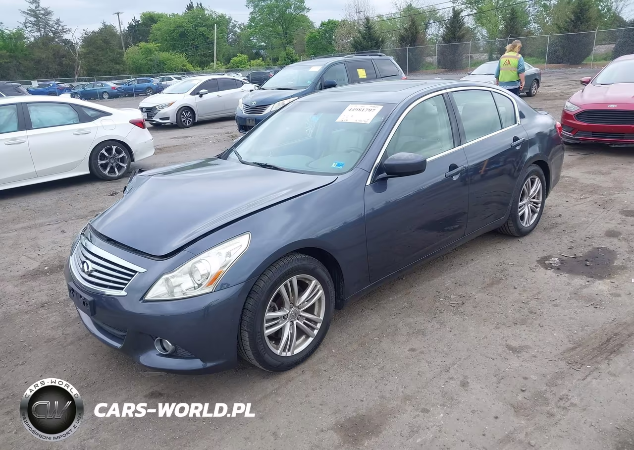 2011 Infiniti G25 Journey VIN:JN1DV6AP0BM600596 - 2