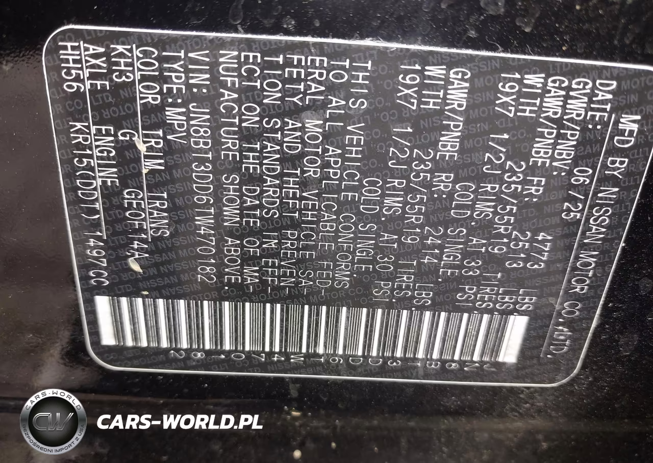 2026 Nissan Rogue Platinum VIN:JN8BT3DD6TW470182 - 9