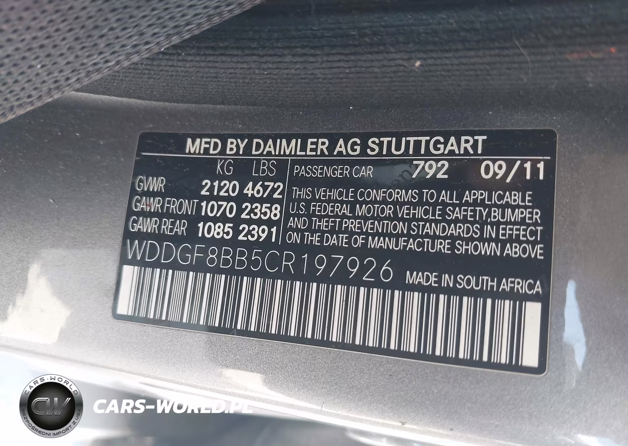 2012 Mercedes-Benz C 300 Luxury 4Matic VIN:WDDGF8BB5CR197926 - 9