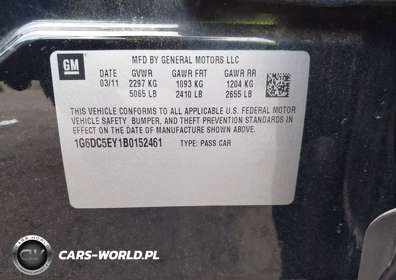2011 Cadillac Cts Standard VIN:1G6DC5EY1B0152461 - 9