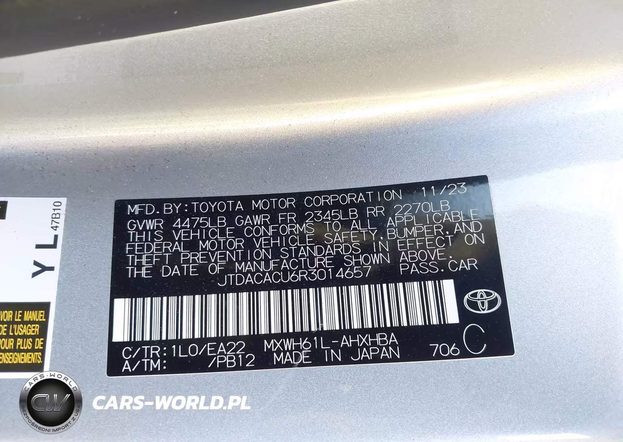 2024 Toyota Prius Prime Xse Premium VIN:JTDACACU6R3014657 - 9
