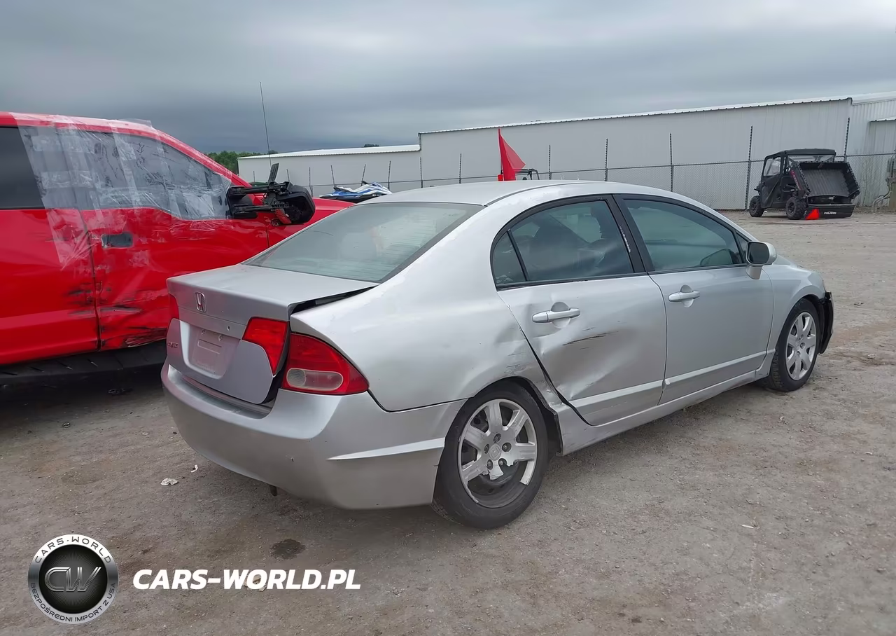 2007 Honda Civic Lx VIN:1HGFA16567L091074 - 4