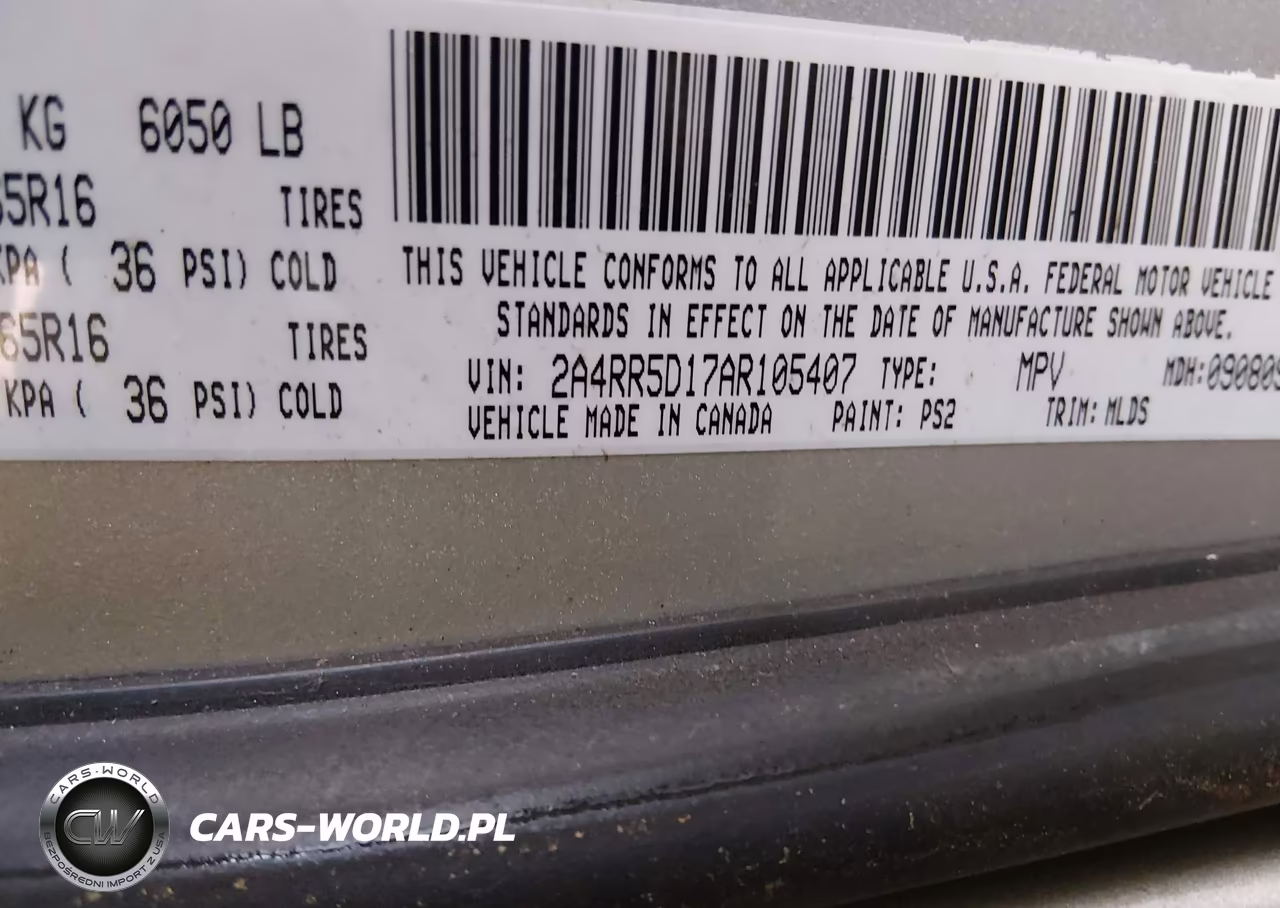 2010 Chrysler Town & Country Touring VIN:2A4RR5D17AR105407 - 9