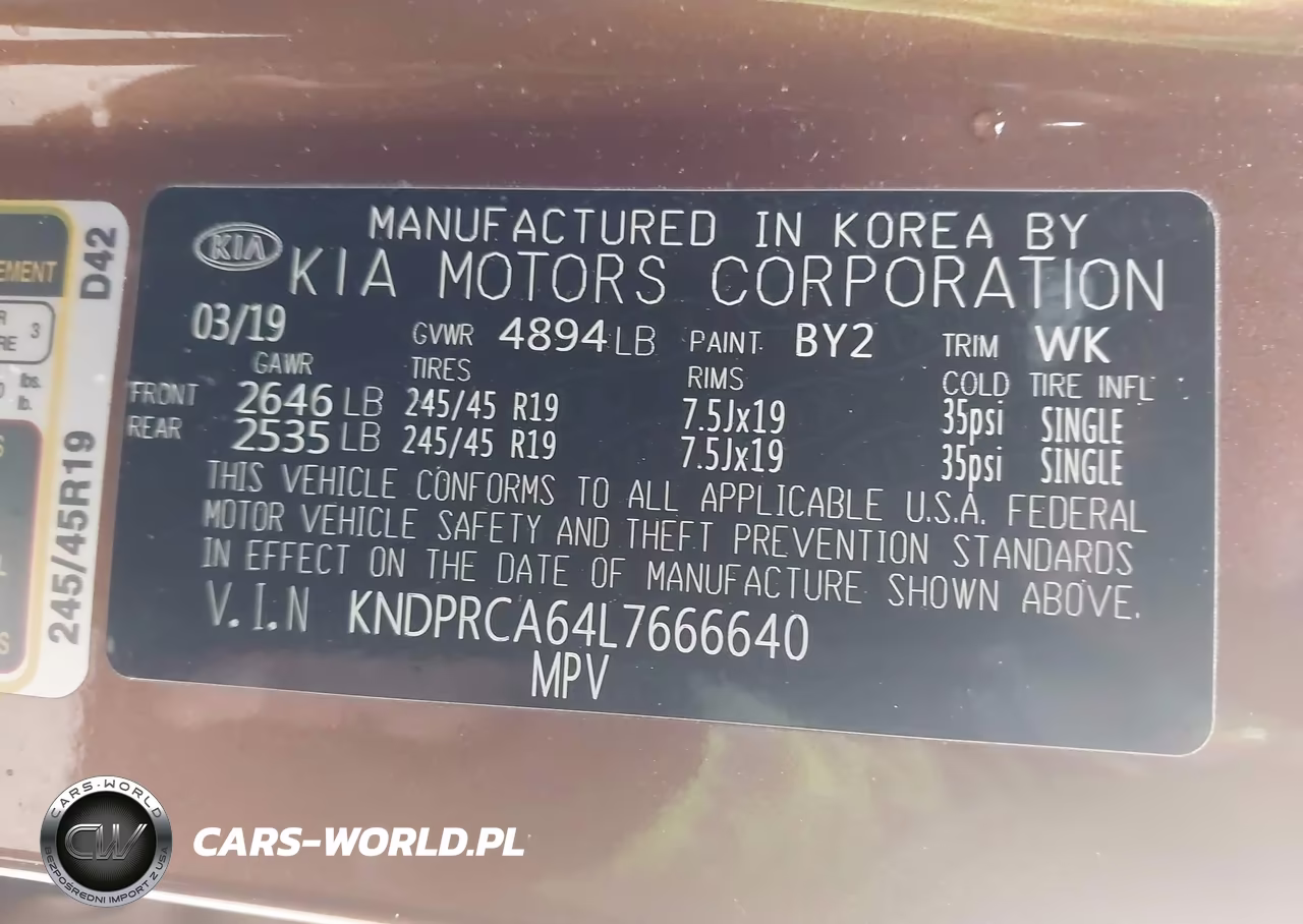2020 Kia Sportage Sx Turbo VIN:KNDPRCA64L7666640 - 9