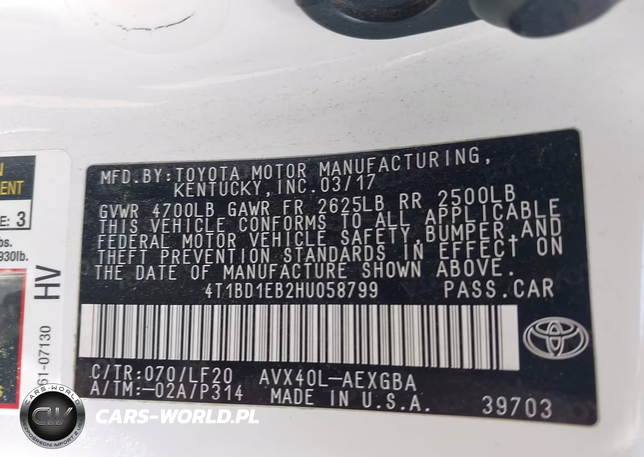2017 Toyota Avalon Hybrid Xle VIN:4T1BD1EB2HU058799 - 9