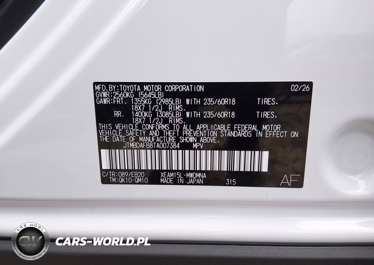 2026 Toyota Bz Xle VIN:JTMBDAFB8TA007384 - 9