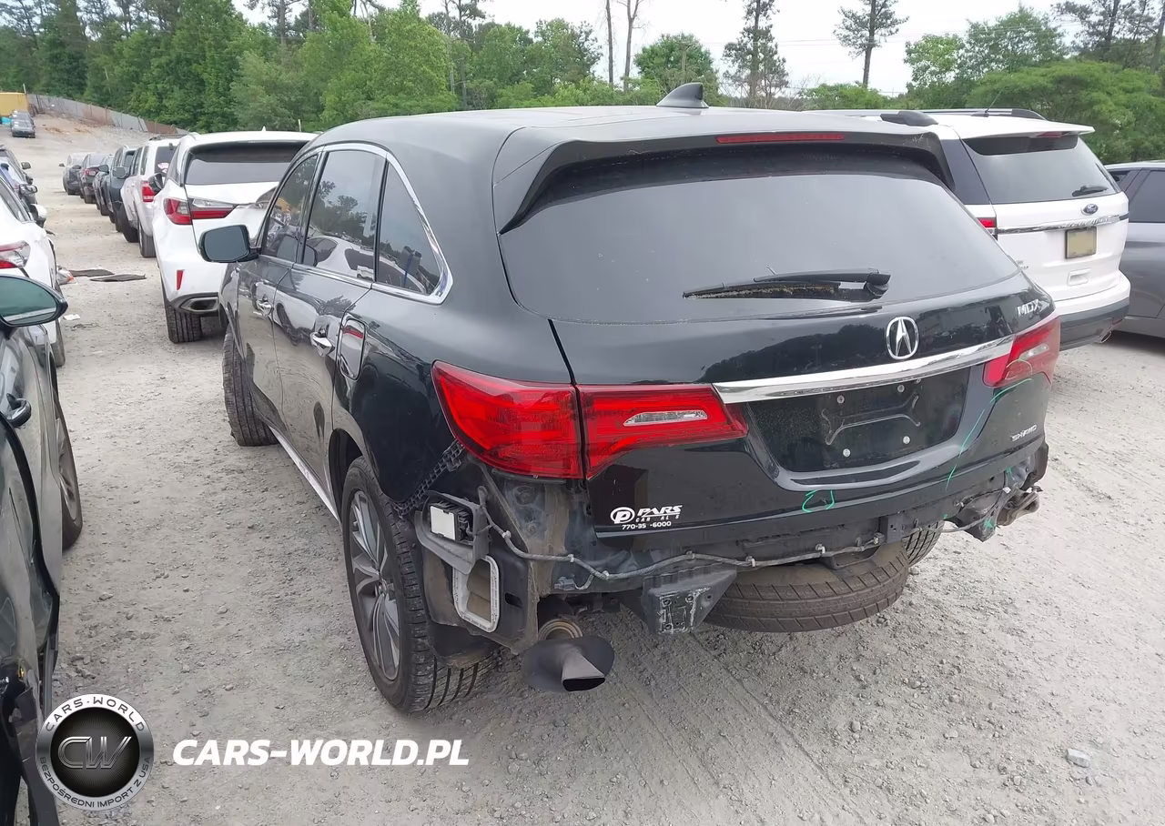 2017 Acura Mdx Technology Package VIN:5FRYD4H50HB008240 - 3