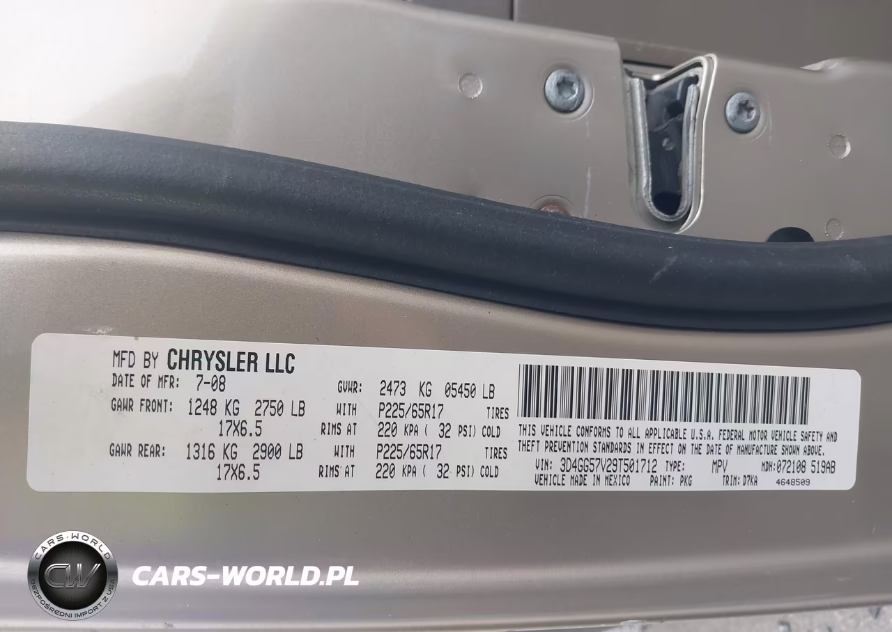 2009 Dodge Journey Sxt VIN:3D4GG57V29T501712 - 9