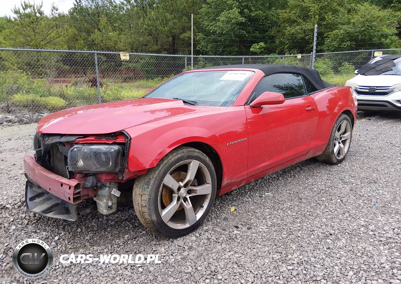 2012 Chevrolet Camaro 2Lt VIN:2G1FC3D36C9109301 - 2