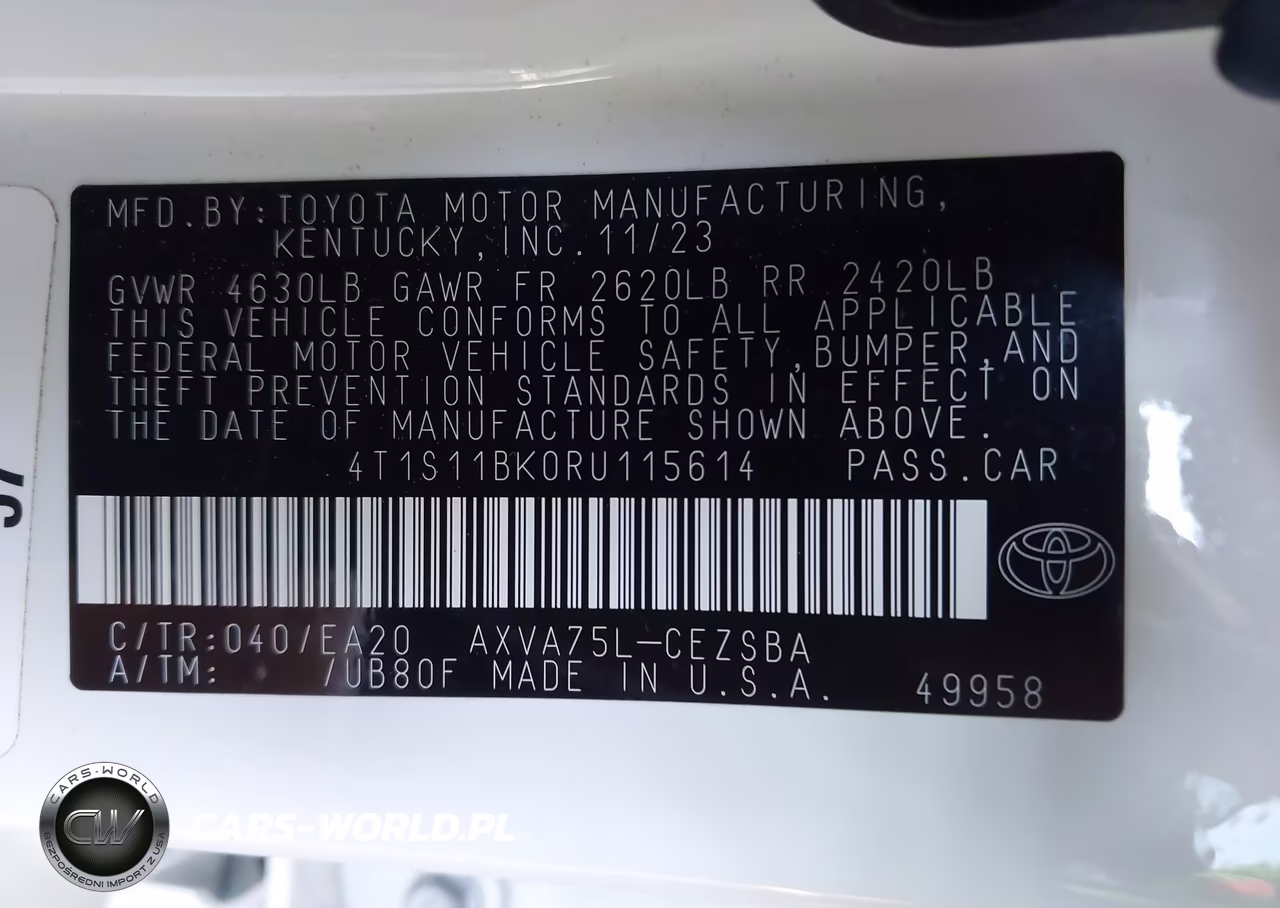 2024 Toyota Camry Se VIN:4T1S11BK0RU115614 - 9