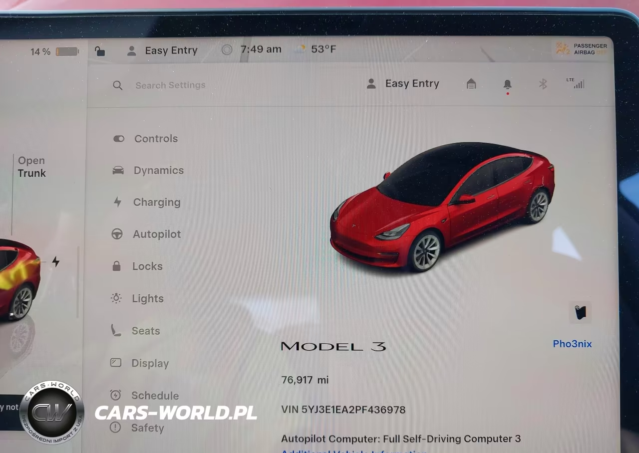 2023 Tesla Model 3 Rear-Wheel Drive VIN:5YJ3E1EA2PF436978 - 15