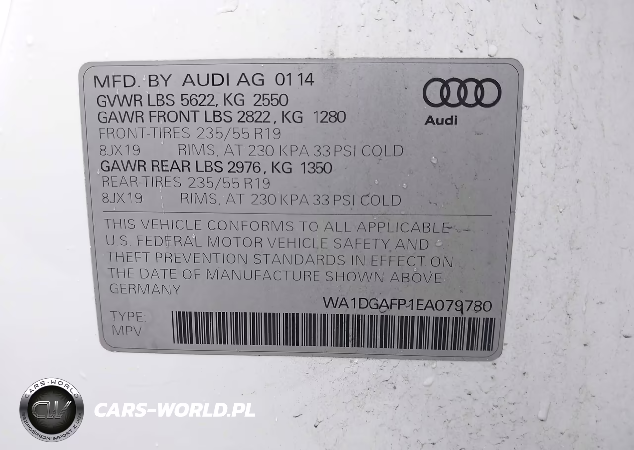 2014 Audi Q5 3.0T Premium Plus VIN:WA1DGAFP1EA079780 - 9