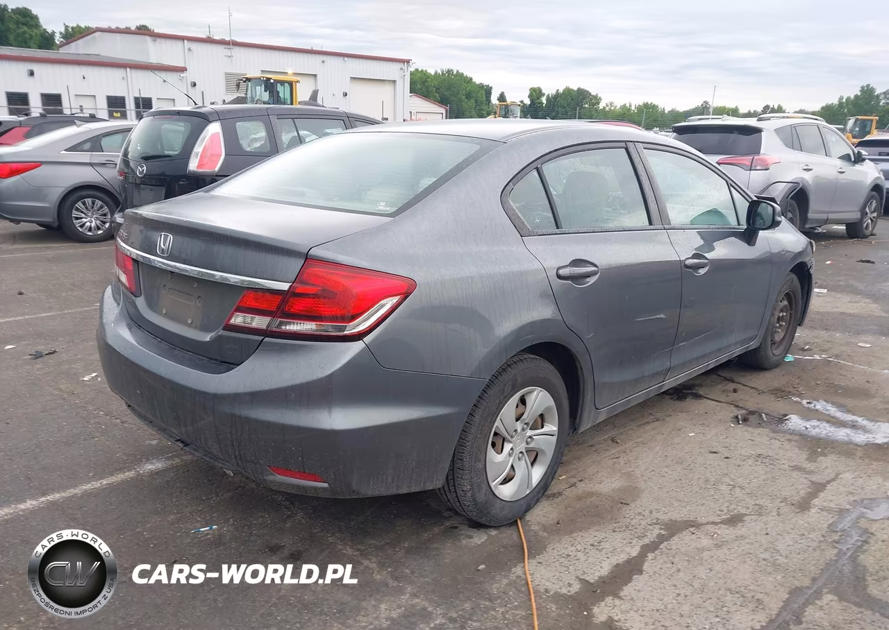 2013 Honda Civic Lx VIN:19XFB2F58DE030119 - 4