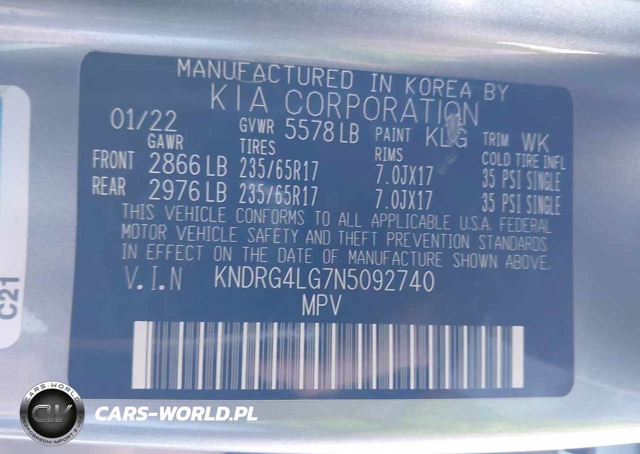 2022 Kia Sorento Hybrid S VIN:KNDRG4LG7N5092740 - 9