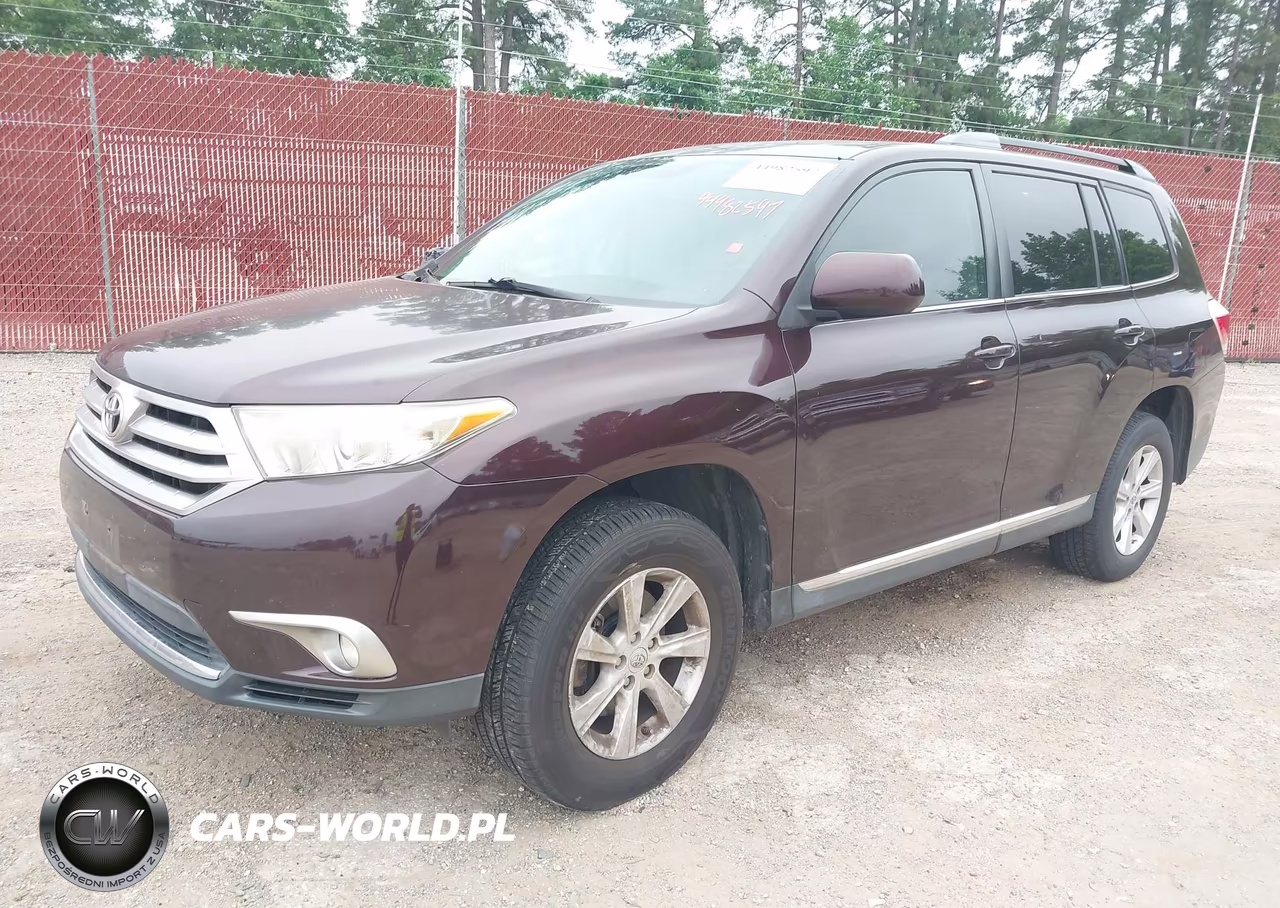 2012 Toyota Highlander Se VIN:5TDZK3EH8CS084488 - 2