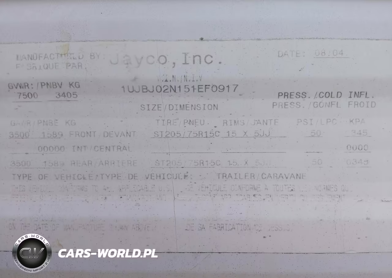 2005 Jayco Jayfl184Bh VIN:1UJBJ02N151EF0917 - 9