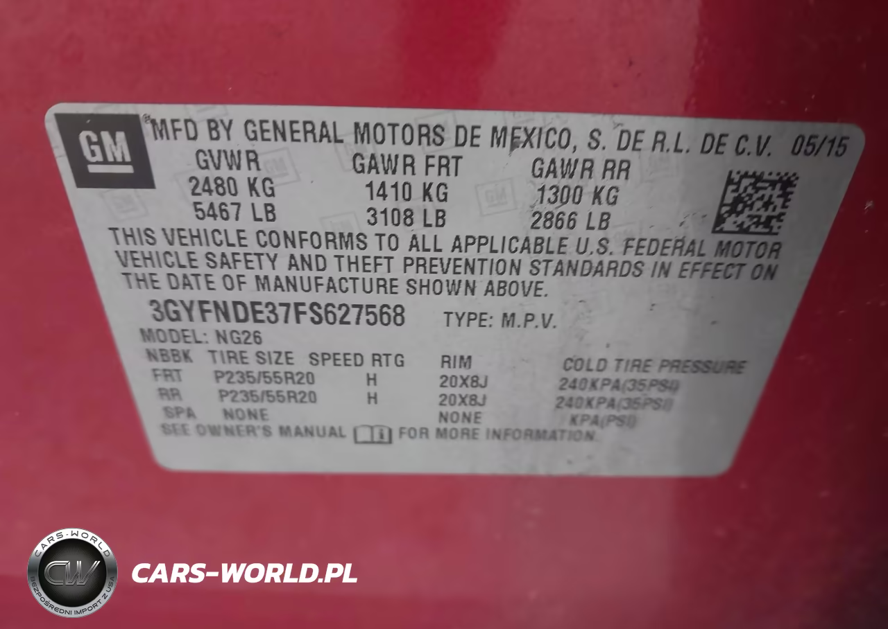 2015 Cadillac Srx Premium Collection VIN:3GYFNDE37FS627568 - 9