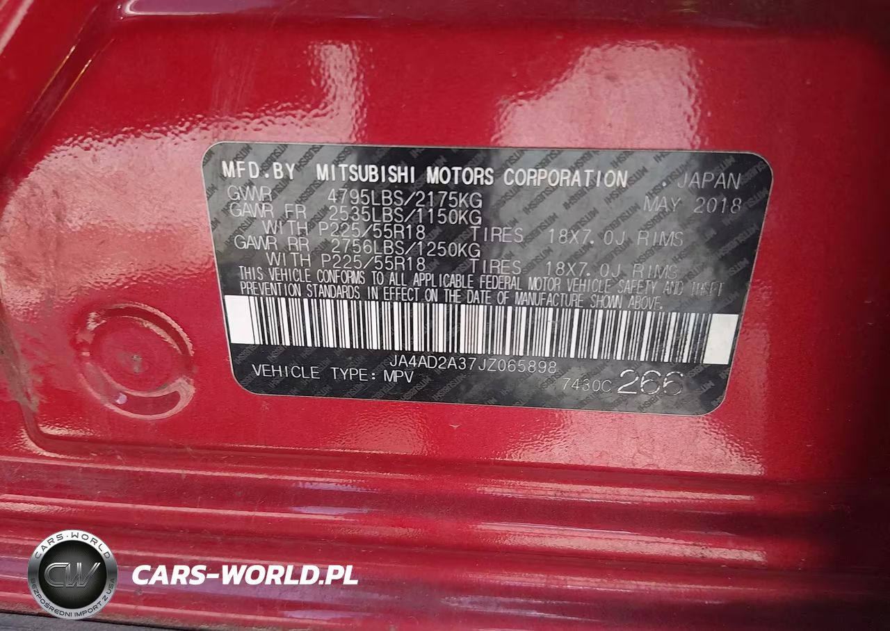 2018 Mitsubishi Outlander Es VIN:JA4AD2A37JZ065898 - 9