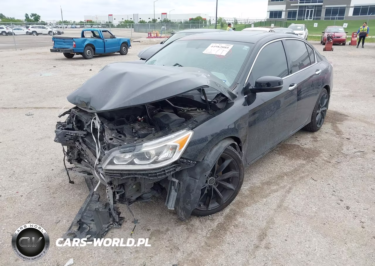 2017 Honda Accord Ex-L V6 VIN:1HGCR3F84HA007851 - 2