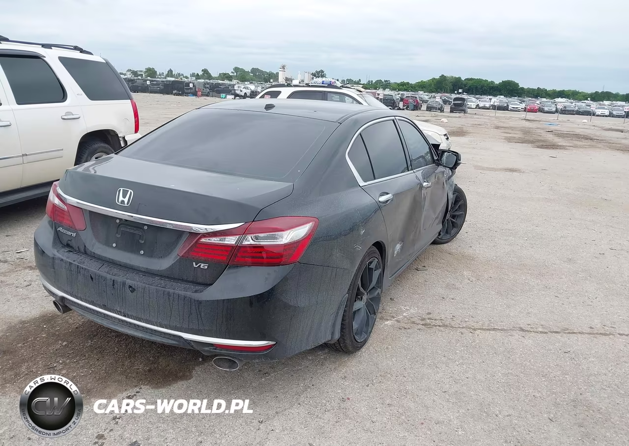 2017 Honda Accord Ex-L V6 VIN:1HGCR3F84HA007851 - 4