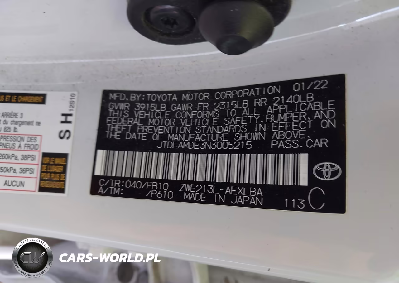 2022 Toyota Corolla Hybrid Le VIN:JTDEAMDE3N3005215 - 9
