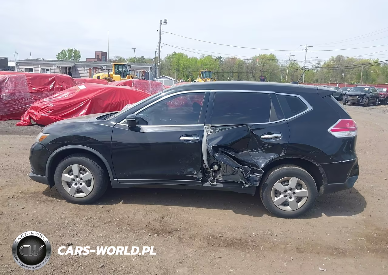 2015 Nissan Rogue S VIN:KNMAT2MV3FP535305 - 14