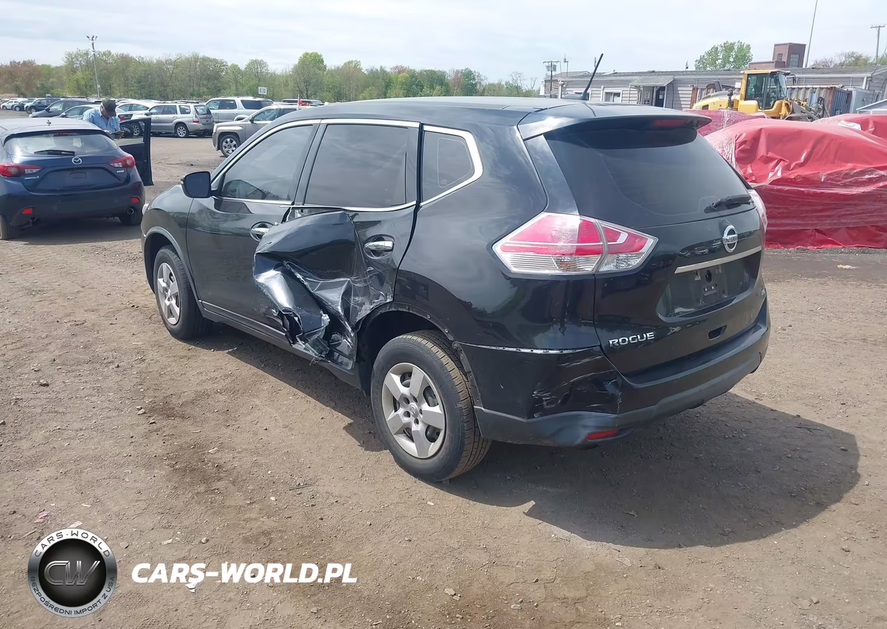 2015 Nissan Rogue S VIN:KNMAT2MV3FP535305 - 3