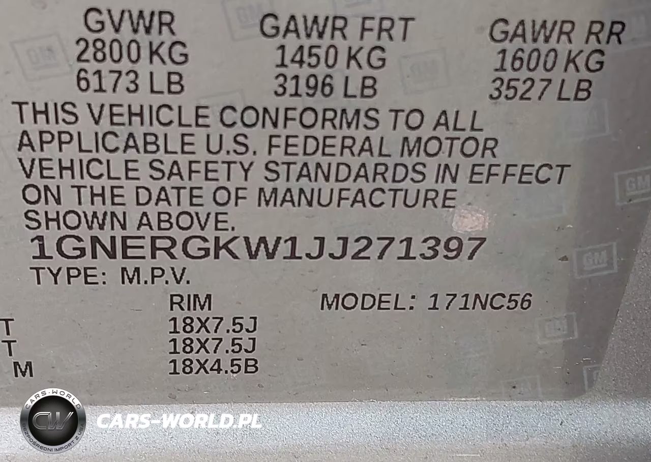 2018 Chevrolet Traverse 1Lt VIN:1GNERGKW1JJ271397 - 9