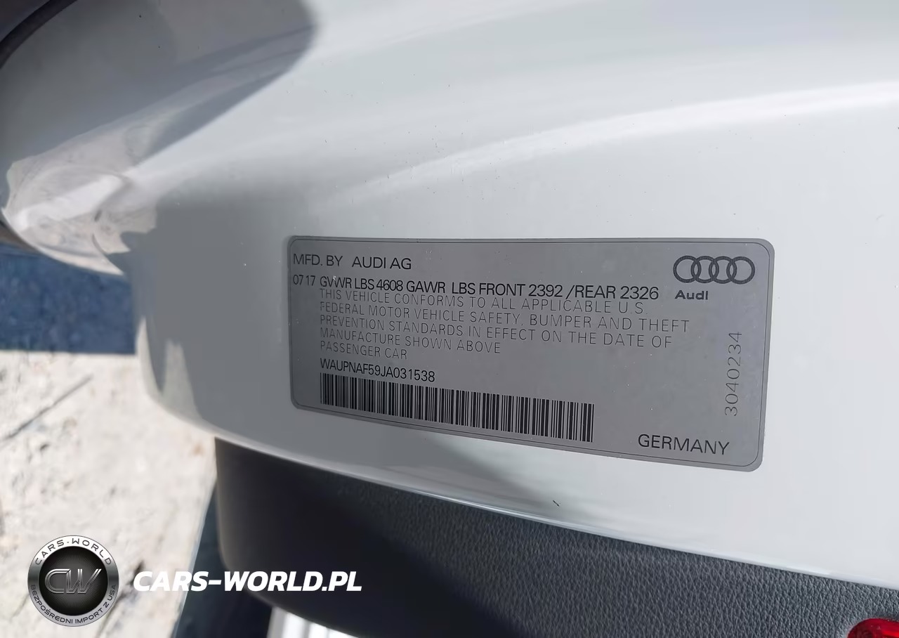 2018 Audi A5 2.0T Premium VIN:WAUPNAF59JA031538 - 9