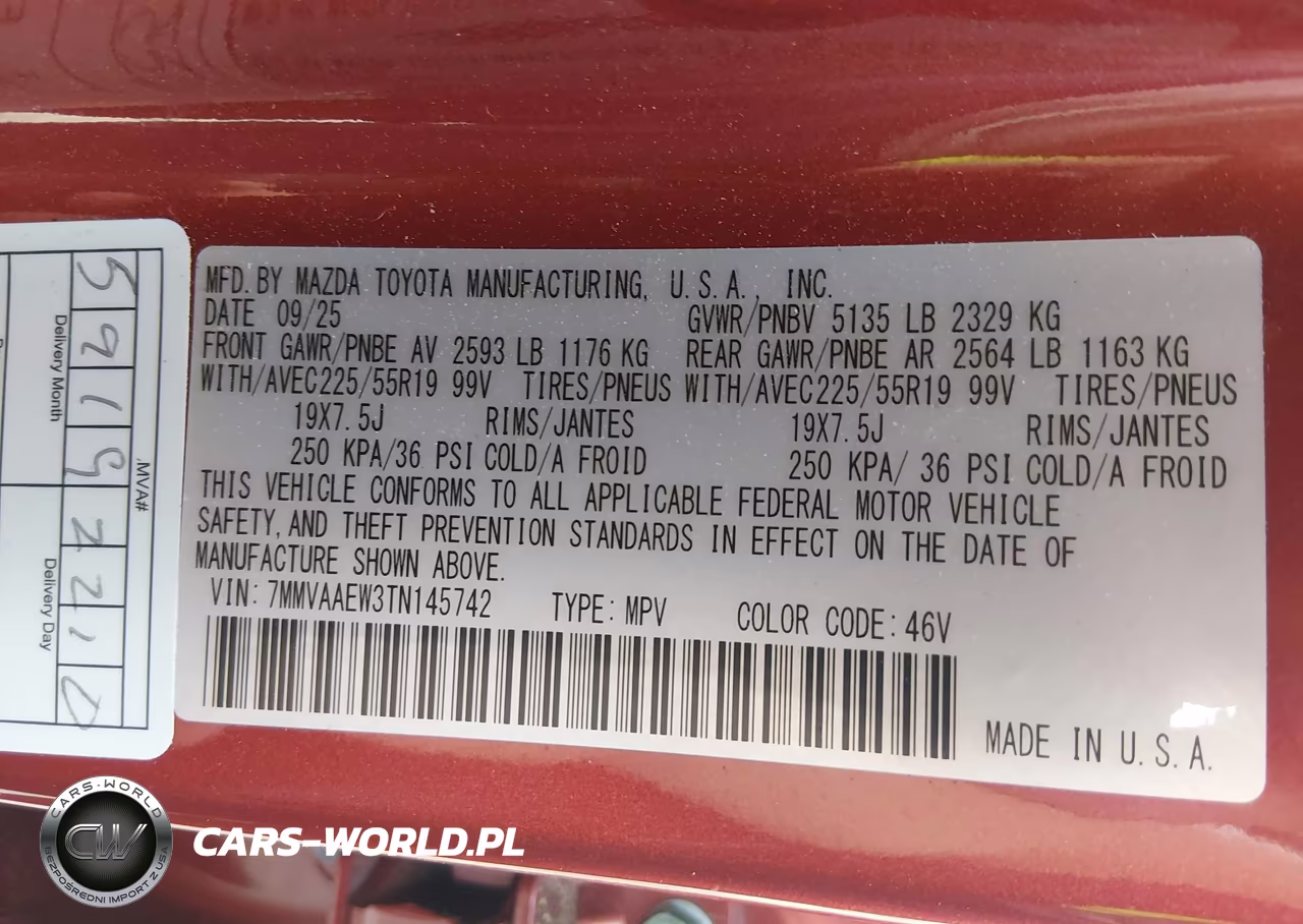 2026 Mazda Cx-50 Hybrid Premium Plus VIN:7MMVAAEW3TN145742 - 9