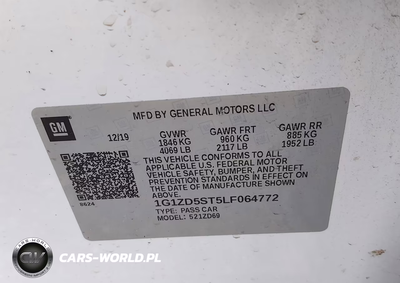 2020 Chevrolet Malibu Fwd Lt VIN:1G1ZD5ST5LF064772 - 9