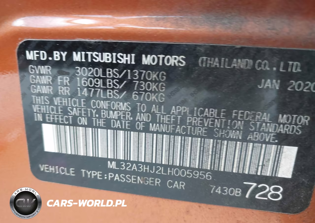 2020 Mitsubishi Mirage Es VIN:ML32A3HJ2LH005956 - 9