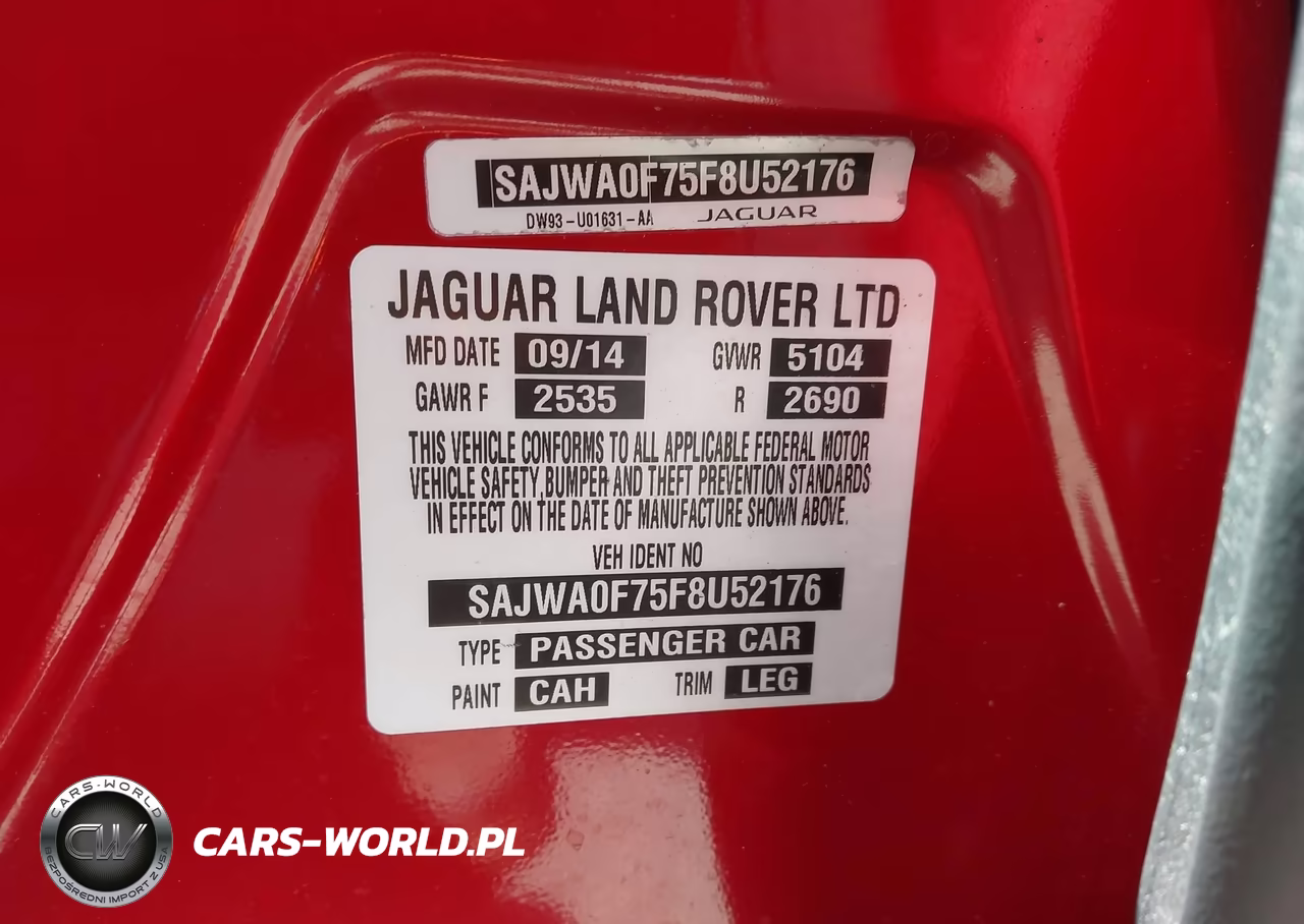 2015 Jaguar Xf 3.0 Portfolio-3.0 Sport VIN:SAJWA0F75F8U52176 - 9