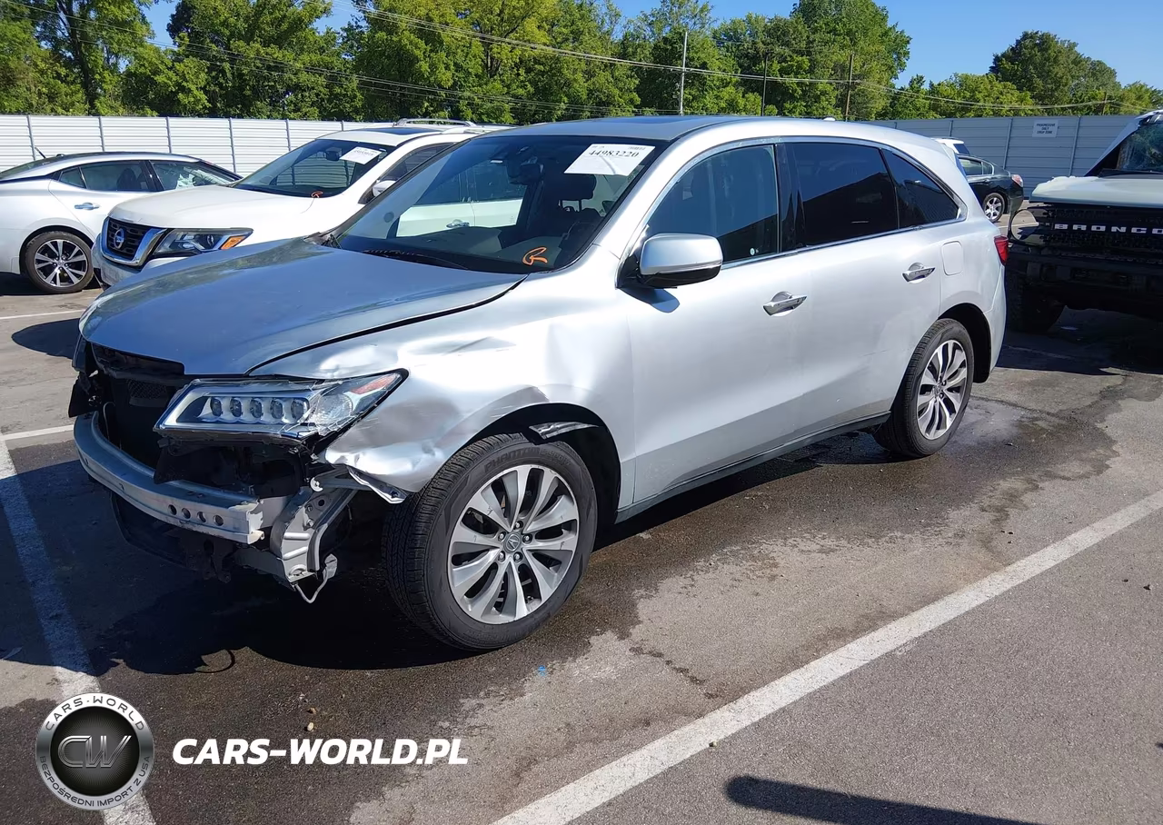 2014 Acura Mdx Technology Package VIN:5FRYD3H41EB008986 - 2