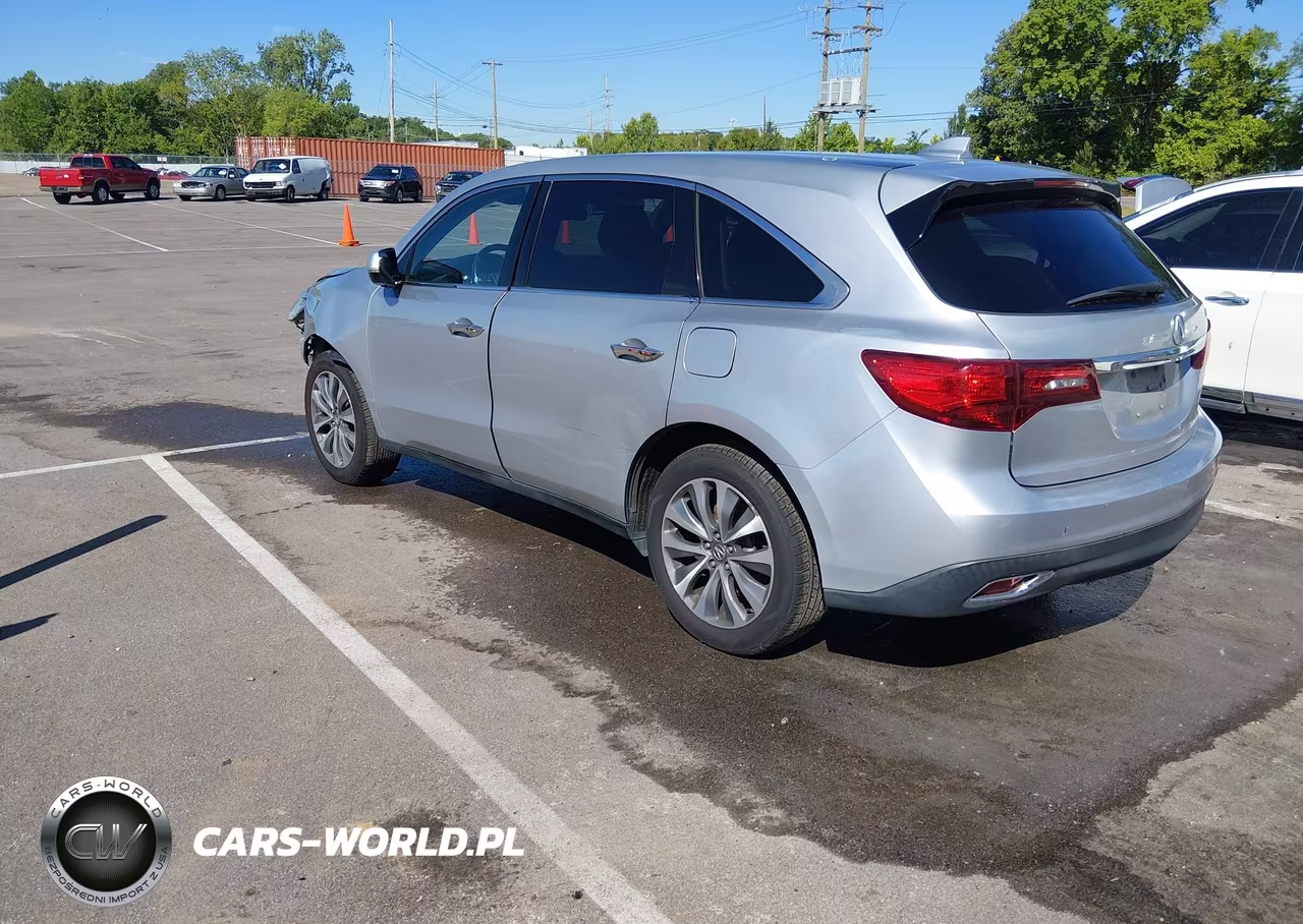 2014 Acura Mdx Technology Package VIN:5FRYD3H41EB008986 - 3