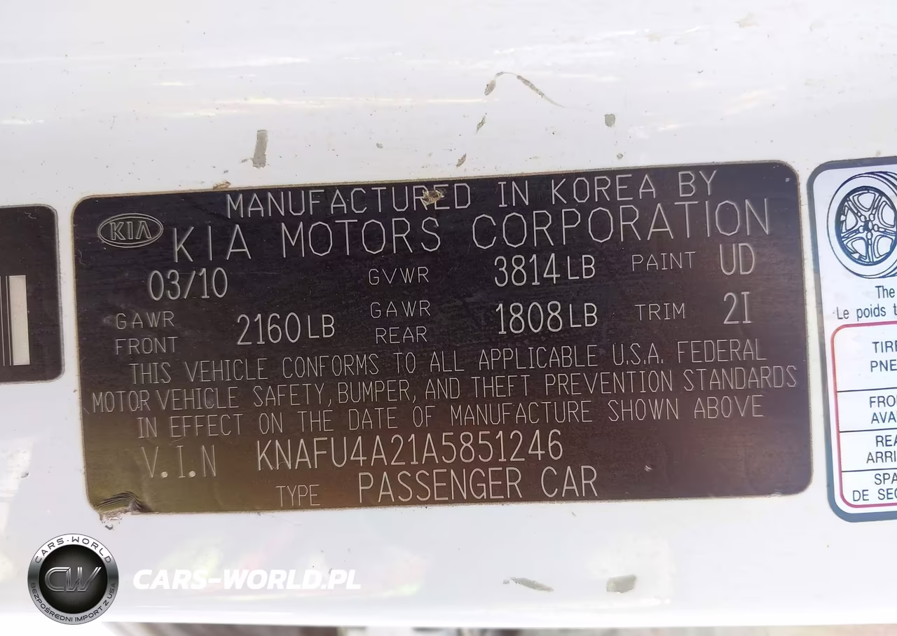 2010 Kia Forte Ex VIN:KNAFU4A21A5851246 - 9