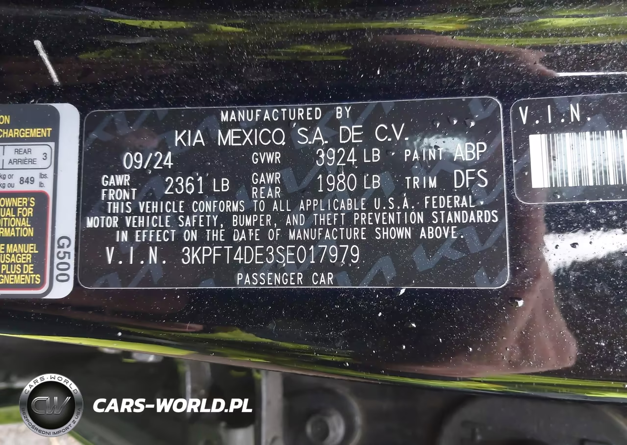 2025 Kia K4 Lxs VIN:3KPFT4DE3SE017979 - 9