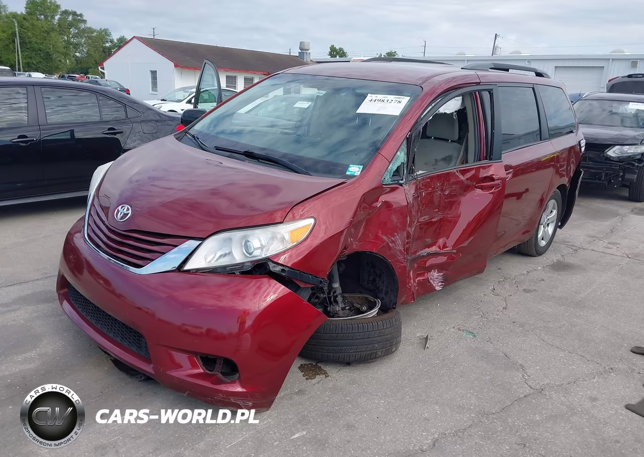 2016 Toyota Sienna Le 8 Passenger VIN:5TDKK3DC7GS706141 - 2