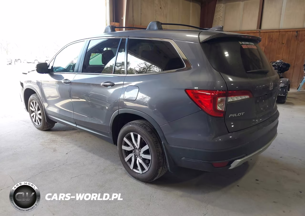 2022 Honda Pilot Awd Ex-L VIN:5FNYF6H5XNB022438 - 3