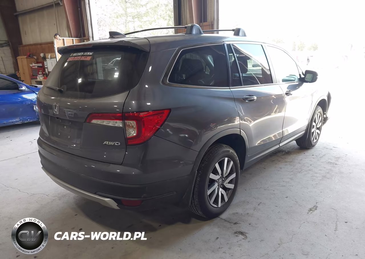2022 Honda Pilot Awd Ex-L VIN:5FNYF6H5XNB022438 - 4