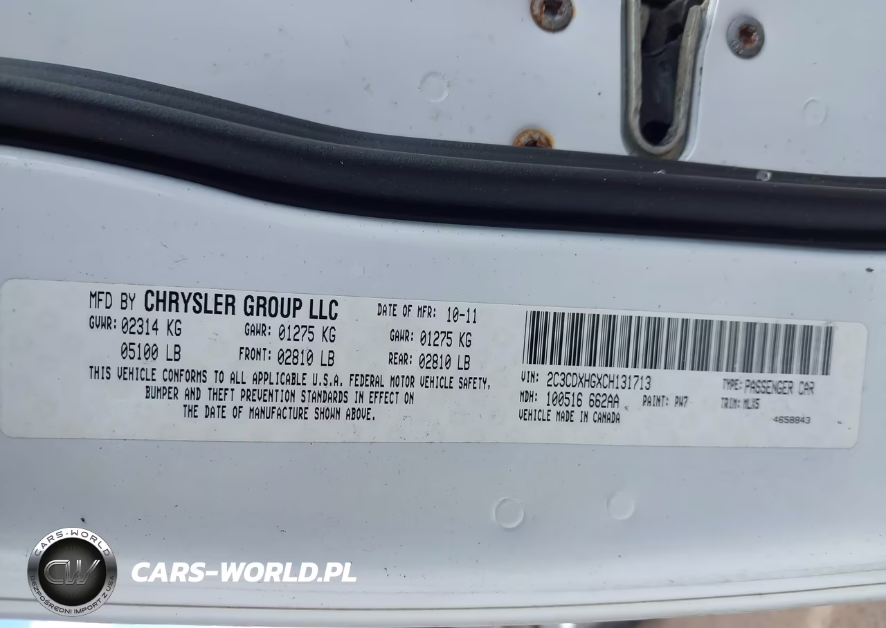 2012 Dodge Charger Sxt VIN:2C3CDXHGXCH131713 - 9