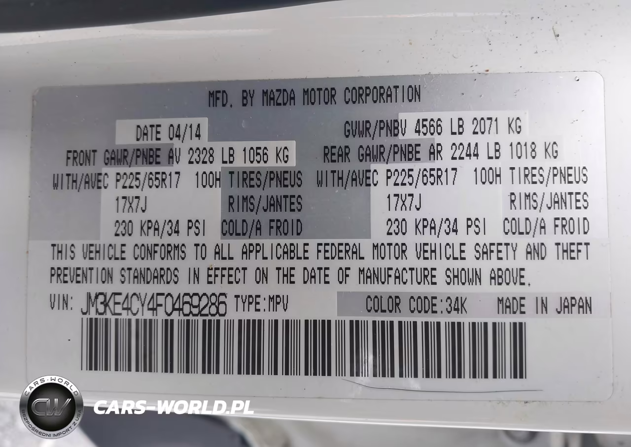 2015 Mazda Cx-5 Touring VIN:JM3KE4CY4F0469286 - 8