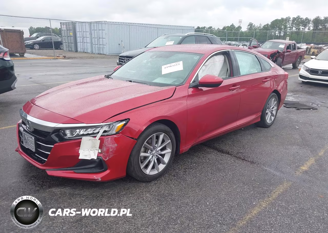 2021 Honda Accord Lx VIN:1HGCV1F18MA103544 - 2