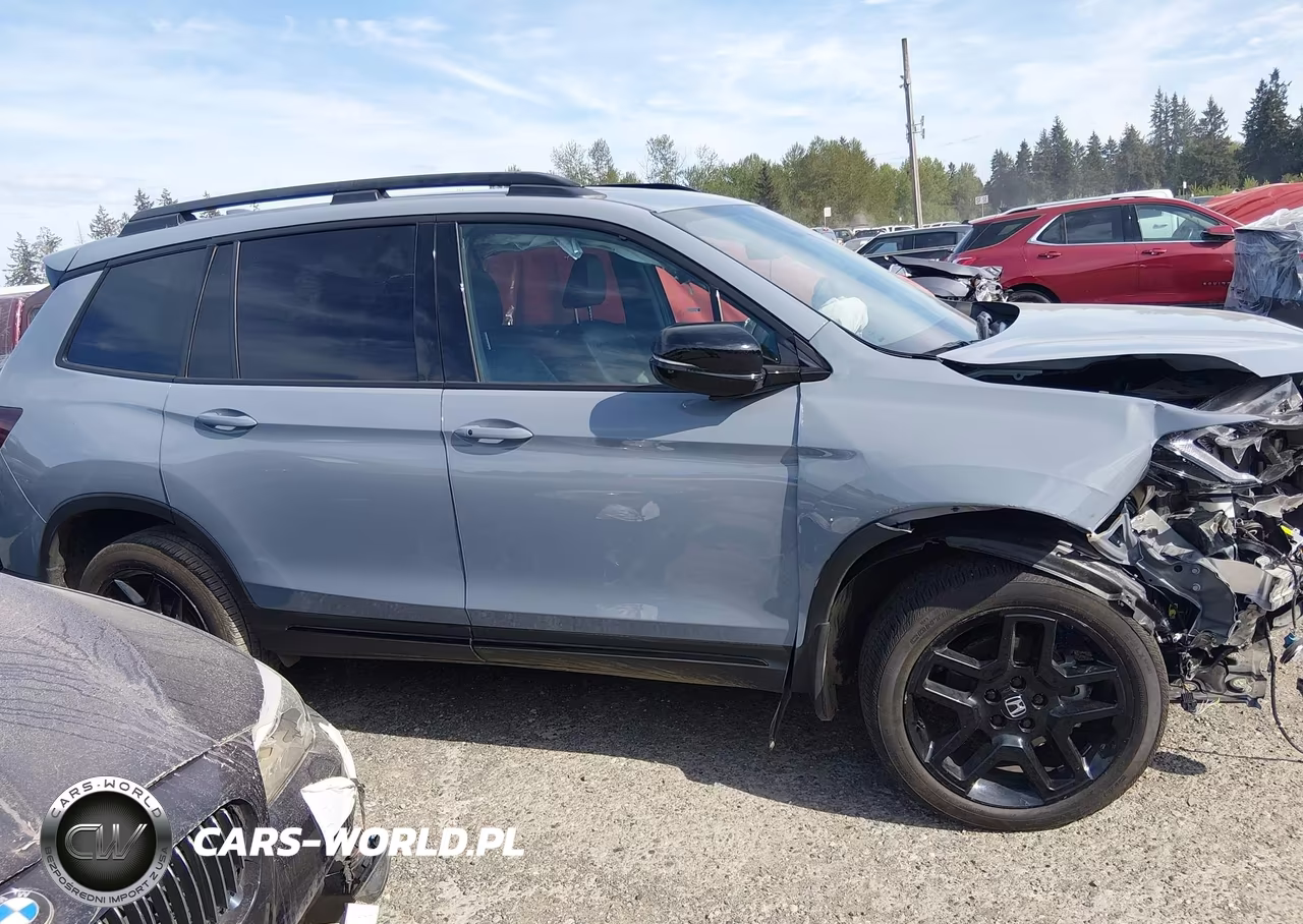 2024 Honda Passport Awd Black VIN:5FNYF8H88RB019775 - 14